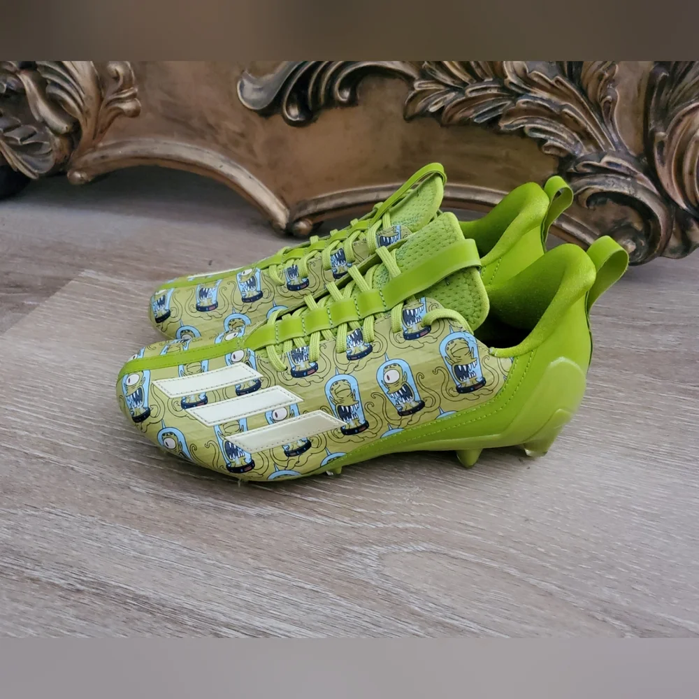 Adidas Adizero 12.0 Simpsons Treehouse of Horror Kang Kodos Football Cleats sz9